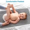 imageAccmor Portable Diaper Changing Pad Waterproof Foldable Baby Changing Mat for Travel Baby Essentials Shower Registry GiftsArrowGrey