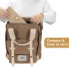 imageAccmor Portable Diaper Changing Pad Waterproof Foldable Baby Changing Mat for Travel Baby Essentials Shower Registry GiftsDeep khaki