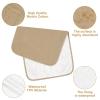 imageAccmor Portable Diaper Changing Pad Waterproof Foldable Baby Changing Mat for Travel Baby Essentials Shower Registry GiftsDeep khakiLight Khaki