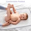 imageAccmor Portable Diaper Changing Pad Waterproof Foldable Baby Changing Mat for Travel Baby Essentials Shower Registry GiftsGreyGreen