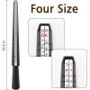 imageAccmor Ring Size Measuring Tool Includes Plastic Ring Sizer Mandrel Stick Finger Sizing Ring Guage Measurer and 2 Pcs Finger Measure Tape for Women Men Jewelry MakingBlack Mandrel  Pink Guage  Black Blet  Black Blet