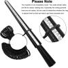 imageAccmor Ring Size Measuring Tool Includes Plastic Ring Sizer Mandrel Stick Finger Sizing Ring Guage Measurer and 2 Pcs Finger Measure Tape for Women Men Jewelry MakingBlack Mandrel  Black Guage  Black Blet  Black Blet