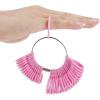 imageAccmor Ring Size Measuring Tool Includes Plastic Ring Sizer Mandrel Stick Finger Sizing Ring Guage Measurer and 2 Pcs Finger Measure Tape for Women Men Jewelry MakingBlack Mandrel  Pink Guage  Black Blet  Black Blet