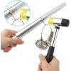 imageAccmor Ring Sizer Measuring Tool Including Ring Mandrel Ring Gauge Finger Sizer ampamp Rubber Jewelry Hammer Metal Ring Measurement Maker Kit Ring Sizing Stick for Man Women Jewelry MakingSilver