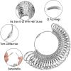 imageAccmor Ring Sizer Measuring Tool Including Ring Mandrel Ring Gauge Finger Sizer ampamp Rubber Jewelry Hammer Metal Ring Measurement Maker Kit Ring Sizing Stick for Man Women Jewelry MakingSilver