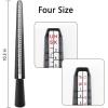 imageAccmor Ring Sizer Measuring Tool Including Ring Mandrel Ring Gauge Finger Sizer ampamp Rubber Jewelry Hammer Metal Ring Measurement Maker Kit Ring Sizing Stick for Man Women Jewelry MakingBlack