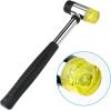 imageAccmor Ring Sizer Measuring Tool Including Ring Mandrel Ring Gauge Finger Sizer ampamp Rubber Jewelry Hammer Metal Ring Measurement Maker Kit Ring Sizing Stick for Man Women Jewelry MakingSilver