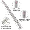 imageAccmor Ring Sizer Measuring Tool Including Ring Mandrel Ring Gauge Finger Sizer ampamp Rubber Jewelry Hammer Metal Ring Measurement Maker Kit Ring Sizing Stick for Man Women Jewelry MakingSilver
