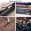 imageAccmor Scratch Brush Set DoubleEnded Gun Cleaning Brushes Tools 9 Packs All Purpose Steel Bristle Cleaner Kit Handy Wire Scrub for Cleaning Welding SlagPaintRustDirt3 Steel Gray  3 Bronze  3 Nylon White