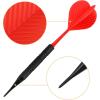 imageAccmor Soft Tip Darts Bar Dart Plastic Tip Darts Set Attach Extra 100 Black 2BA Replacement Tips Soft Tip Darts for ElectronicPlastic Dartboardblack