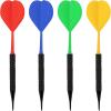 imageAccmor Soft Tip Darts Bar Dart Plastic Tip Darts Set Attach Extra 100 Black 2BA Replacement Tips Soft Tip Darts for ElectronicPlastic Dartboardblack