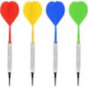 imageAccmor Soft Tip Darts Bar Dart Plastic Tip Darts Set Attach Extra 100 Black 2BA Replacement Tips Soft Tip Darts for ElectronicPlastic Dartboardgoldshape B darts tips