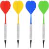 imageAccmor Soft Tip Darts Bar Dart Plastic Tip Darts Set Attach Extra 100 Black 2BA Replacement Tips Soft Tip Darts for ElectronicPlastic Dartboardsilver