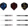 imageAccmor Steel Tip Darts Professional Darts with Aluminum ShaftsStainless Steel Dart Tips and Barrels 24 Grams Metal Darts 9 Packs