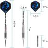 imageAccmor Steel Tip Darts Professional Darts with Aluminum ShaftsStainless Steel Dart Tips and Barrels 24 Grams Metal Darts 9 Packs