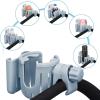 imageAccmor Stroller Cup Holder with Phone Holder Bike Cup Holder 2in1 Universal Cup Phone Drinks Holder for Stroller Walker Wheelchair BlackGrey