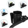 imageAccmor Stroller Cup Holder with Phone Keys Holder 3in1 Universal Cup Holder Drinks Bottle Holder for Stroller Bike Wheelchair Walker ScooterBlack