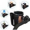 imageAccmor Stroller Cup Holder with Phone Keys Holder 3in1 Universal Cup Holder Drinks Bottle Holder for Stroller Bike Wheelchair Walker ScooterBlack Brown