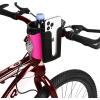imageAccmor Stroller Cup Holder with Phone Keys Holder 3in1 Universal Cup Holder Drinks Bottle Holder for Stroller Bike Wheelchair Walker ScooterBlack Pink