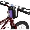 imageAccmor Stroller Cup Holder with Phone Keys Holder 3in1 Universal Cup Holder Drinks Bottle Holder for Stroller Bike Wheelchair Walker ScooterBlack Purple