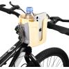 imageAccmor Stroller Cup Holder with Phone Keys Holder 3in1 Universal Cup Holder Drinks Bottle Holder for Stroller Bike Wheelchair Walker ScooterCream Yellow Grey