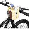 imageAccmor Stroller Cup Holder with Phone Keys Holder 3in1 Universal Cup Holder Drinks Bottle Holder for Stroller Bike Wheelchair Walker ScooterCream Yellow Brown