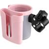 imageAccmor Stroller Cup Holder with Phone Keys Holder 3in1 Universal Cup Holder Drinks Bottle Holder for Stroller Bike Wheelchair Walker ScooterGrey Pink