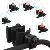 imageAccmor Stroller Cup Holder with Tray Universal Cup Holder Bike Bottle Holder 360 Rotatable Large Caliber Drinks Holder for Stroller Bike Wheelchair WalkerCup Phone HolderBlack