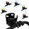 imageAccmor Stroller Cup Holder with Tray Universal Cup Holder Bike Bottle Holder 360 Rotatable Large Caliber Drinks Holder for Stroller Bike Wheelchair WalkerSilicone ArmCup Holder