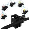 imageAccmor Stroller Cup Holder with Tray Universal Cup Holder Bike Bottle Holder 360 Rotatable Large Caliber Drinks Holder for Stroller Bike Wheelchair WalkerCup Phone Holder BBlack