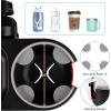 imageAccmor Stroller Cup Holder with Tray Universal Cup Holder Bike Bottle Holder 360 Rotatable Large Caliber Drinks Holder for Stroller Bike Wheelchair WalkerTray2 in1Grey