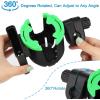 imageAccmor Stroller Cup Holder with Tray Universal Cup Holder Bike Bottle Holder 360 Rotatable Large Caliber Drinks Holder for Stroller Bike Wheelchair WalkerCup Phone HolderGreen