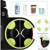 imageAccmor Stroller Cup Holder with Tray Universal Cup Holder Bike Bottle Holder 360 Rotatable Large Caliber Drinks Holder for Stroller Bike Wheelchair WalkerTray2 in1Green