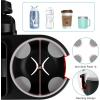 imageAccmor Stroller Cup Holder with Tray Universal Cup Holder Bike Bottle Holder 360 Rotatable Large Caliber Drinks Holder for Stroller Bike Wheelchair WalkerTray3 in1Grey