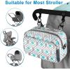 imageAccmor Stroller Organizer Universal Stroller Organizer with Insulated Cup Holder Pocket Dual Purpose Large Capacity Stroller Bag Caddy Stroller Accessories Fits for Uppababy Doona Nuna StrollersPlume