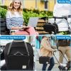 imageAccmor Stroller Organizer Universal Stroller Organizer with Insulated Cup Holder Pocket Dual Purpose Large Capacity Stroller Bag Caddy Stroller Accessories Fits for Uppababy Doona Nuna StrollersBlack