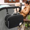 imageAccmor Stroller Organizer Universal Stroller Organizer with Insulated Cup Holder Pocket Dual Purpose Large Capacity Stroller Bag Caddy Stroller Accessories Fits for Uppababy Doona Nuna StrollersBlack