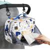 imageAccmor Stroller Organizer Universal Stroller Organizer with Insulated Cup Holder Pocket Dual Purpose Large Capacity Stroller Bag Caddy Stroller Accessories Fits for Uppababy Doona Nuna StrollersDinosaur