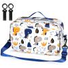 imageAccmor Stroller Organizer Universal Stroller Organizer with Insulated Cup Holder Pocket Dual Purpose Large Capacity Stroller Bag Caddy Stroller Accessories Fits for Uppababy Doona Nuna StrollersDinosaur