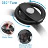 imageAccmor Stroller Steering Wheel Toy Pretend Driving Simulated Steering Wheel for Baby Stroller Shopping Carts Universal Detachable Funny Stroller Shopping Carts Toy Attachment AccessoriesBlack