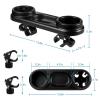 imageAccmor Stroller Tray Stroller Cup Holder with Snack Tray Universal Stroller Tray for Snacks On The Go Stroller Snack Tray Bottle Holder Stroller Accessory