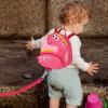 imageAccmor Toddler Backpack Harness with Safety Leash Cute Dinosaur Harnesses with Kids Anti Lost Wrist Link Mini Child Schoolbag with Wristband Tether Strap and Protection Leashes for Baby boys BlackPink Dinosaur