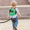 imageAccmor Toddler Backpack Harness with Safety Leash Cute Dinosaur Harnesses with Kids Anti Lost Wrist Link Mini Child Schoolbag with Wristband Tether Strap and Protection Leashes for Baby boys BlackBlackGreen Dinosaur  Black Link