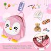 imageAccmor Toddler Backpack Harness with Safety Leash Cute Dinosaur Harnesses with Kids Anti Lost Wrist Link Mini Child Schoolbag with Wristband Tether Strap and Protection Leashes for Baby boys BlackBaby Pink Penguin