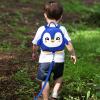 imageAccmor Toddler Backpack Harness with Safety Leash Cute Dinosaur Harnesses with Kids Anti Lost Wrist Link Mini Child Schoolbag with Wristband Tether Strap and Protection Leashes for Baby boys BlackBlue Penguin