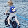 imageAccmor Toddler Backpack Harness with Safety Leash Cute Dinosaur Harnesses with Kids Anti Lost Wrist Link Mini Child Schoolbag with Wristband Tether Strap and Protection Leashes for Baby boys BlackBlue Penguin