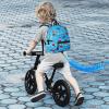 imageAccmor Toddler Backpack Leash Mini Child Backpack with Anti Lost Wrist Link Cute Kids Backpack Walking Harness for Outdoor Travel Adorable Excavator Backpack Tether for Baby Boys Girls Ages 13Light Blue  Blue Link
