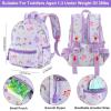 imageAccmor Toddler Backpack Leash Mini Child Backpack with Anti Lost Wrist Link Cute Kids Backpack Walking Harness for Outdoor Travel Adorable Excavator Backpack Tether for Baby Boys Girls Ages 13Light Purple  Purple Link