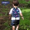 imageAccmor Toddler Backpack Leash Mini Child Backpack with Anti Lost Wrist Link Cute Kids Backpack Walking Harness for Outdoor Travel Adorable Excavator Backpack Tether for Baby Boys Girls Ages 13Navy BlueDinosaur  Blue Link