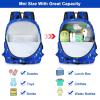 imageAccmor Toddler Backpack Leash Mini Child Backpack with Anti Lost Wrist Link Cute Kids Backpack Walking Harness for Outdoor Travel Adorable Excavator Backpack Tether for Baby Boys Girls Ages 13Dark BlueExcavator  Blue Link